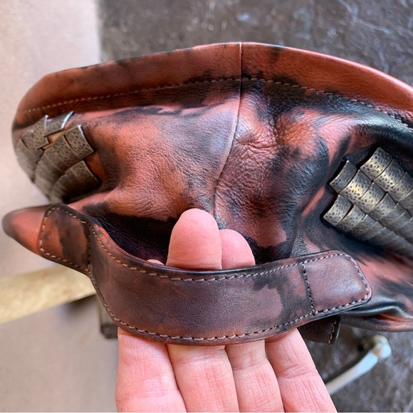 POL Distressed Leather Tie-Dyed Studded Backpack - Picture 5 of 14